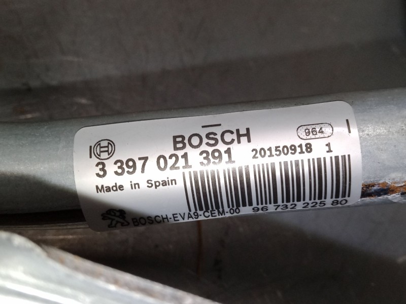 Recambio de motor limpia delantero para peugeot 2008 i (cu_) 1.2 thp 110 / puretech 110 referencia OEM IAM 9673222580  