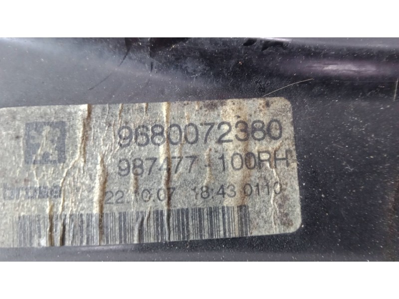 Recambio de elevalunas electrico trasero derecho para peugeot 207 cc (wd_) 1.6 16v referencia OEM IAM 9680072380  