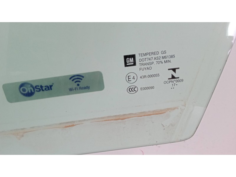 Recambio de luna puerta delantera izquierda para opel crossland x / crossland (p17, p2qo) 1.2 (75) referencia OEM IAM 13457715  