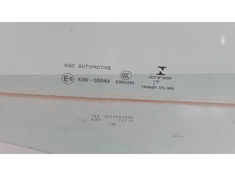 Recambio de luna puerta delantera derecha para fiat scudo furgoneta 1.5 multijet 120 (506) referencia OEM IAM   