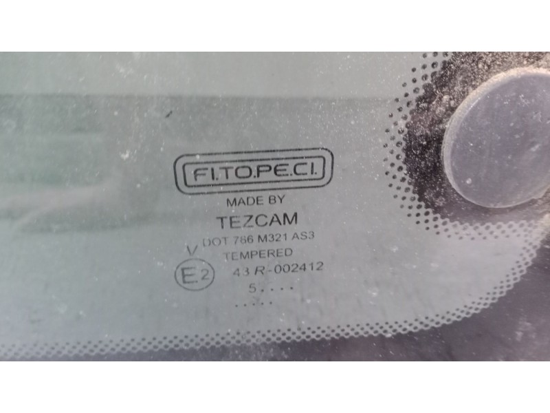 Recambio de luna corredera derecha para fiat qubo (225_) 1.3 d multijet (225axg1a, 225cxg1a, 225axg11, 225cxg11) referencia OEM  Recambio de luna corredera derecha para fiat qubo (225_) 1.3 d multijet (225axg1a, 225cxg1a, 225axg11, 225cxg11) referencia OEM