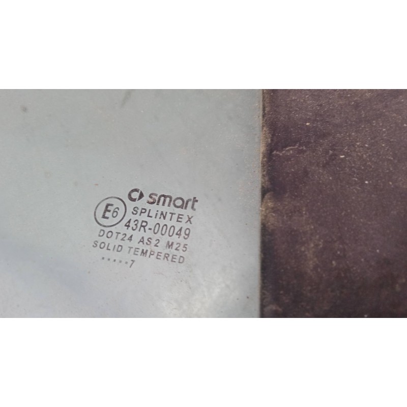 Recambio de luna custodia delantera derecha para smart fortwo cabrio (451) 0.8 cdi (451.400) referencia OEM IAM   