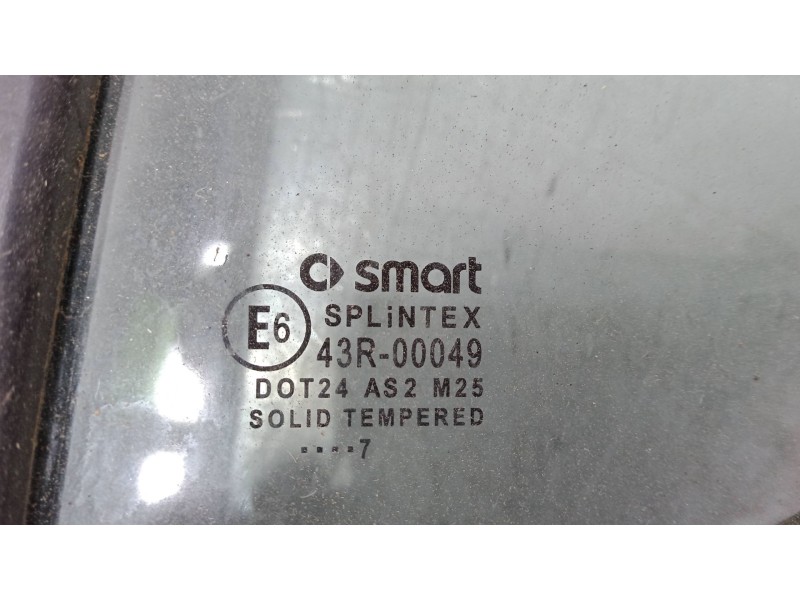 Recambio de luna custodia delantera izquierda para smart fortwo cabrio (451) 0.8 cdi (451.400) referencia OEM IAM   