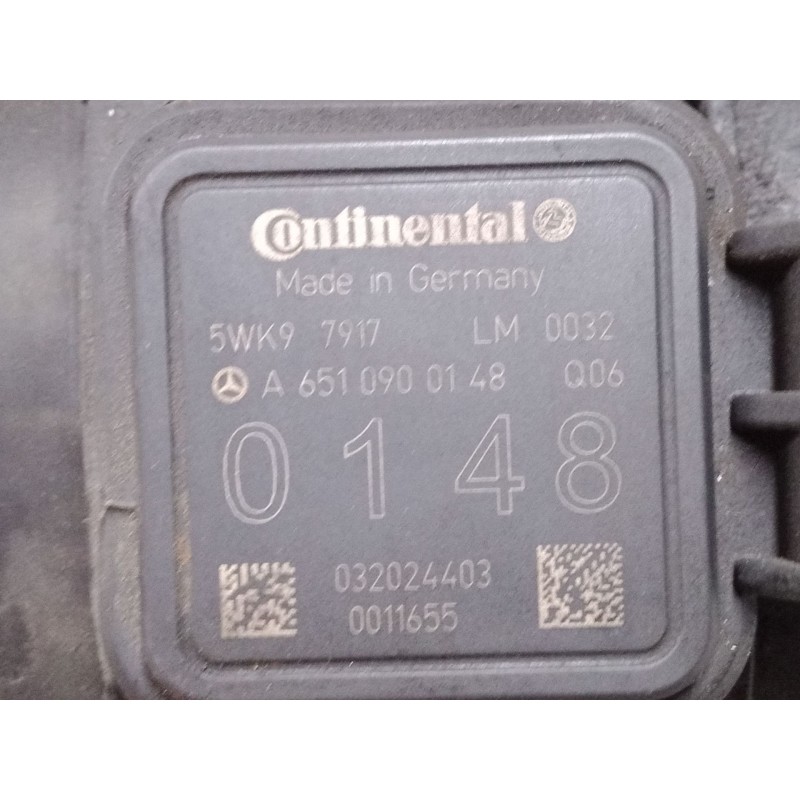 Recambio de caudalimetro para mercedes-benz clase e (w212) e 200 cdi / bluetec (212.005, 212.006) referencia OEM IAM A6510900148