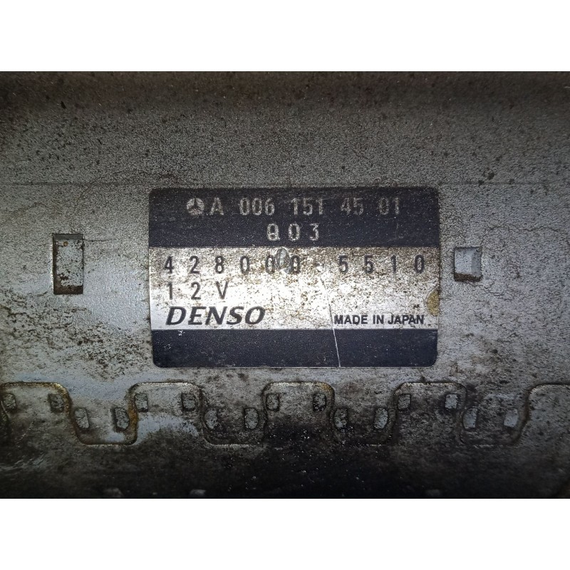 Recambio de motor arranque para mercedes-benz clase e (w212) e 200 cdi / bluetec (212.005, 212.006) referencia OEM IAM A00615145