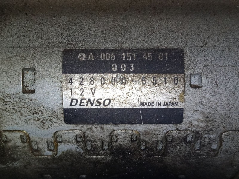 Recambio de motor arranque para mercedes-benz clase e (w212) e 200 cdi / bluetec (212.005, 212.006) referencia OEM IAM A00615145