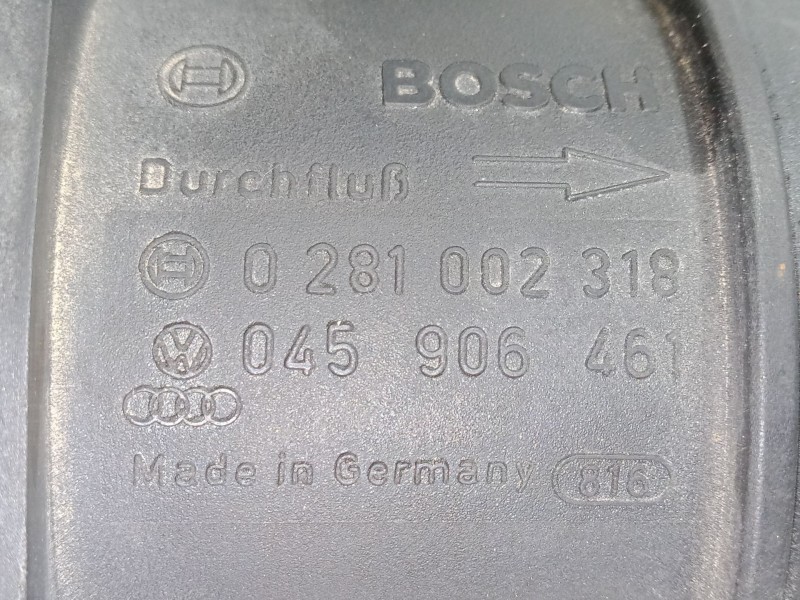 Recambio de caudalimetro para volkswagen polo (6n2) 1.4 tdi referencia OEM IAM 0281002318.045906461  