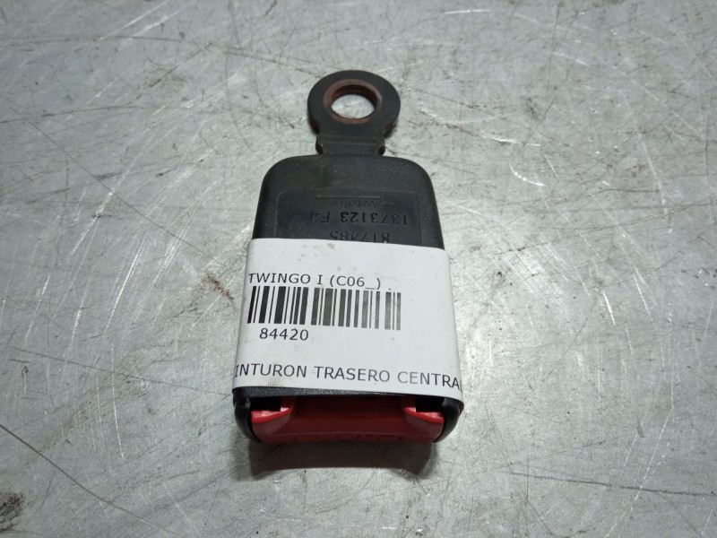 Recambio de anclaje cinturon trasero central para renault twingo i (c06_) 1.2 16v (c06c, c06d, c06k) referencia OEM IAM    Recambio de anclaje cinturon trasero central para renault twingo i (c06_) 1.2 16v (c06c, c06d, c06k) referencia OEM IAM