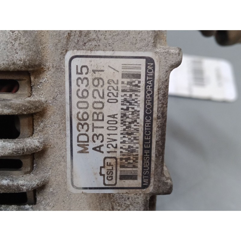 Recambio de alternador para mitsubishi montero io i (h6_w, h7_w) 1.8 gdi (h66w, h76w) referencia OEM IAM MD360635  A3TB0291