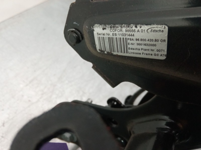 Recambio de mecanismo capota para peugeot 207 cc (wd_) 1.6 16v referencia OEM IAM 9680042080  