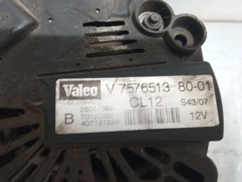 Recambio de alternador para peugeot 207 cc (wd_) 1.6 16v referencia OEM IAM V7576513800  