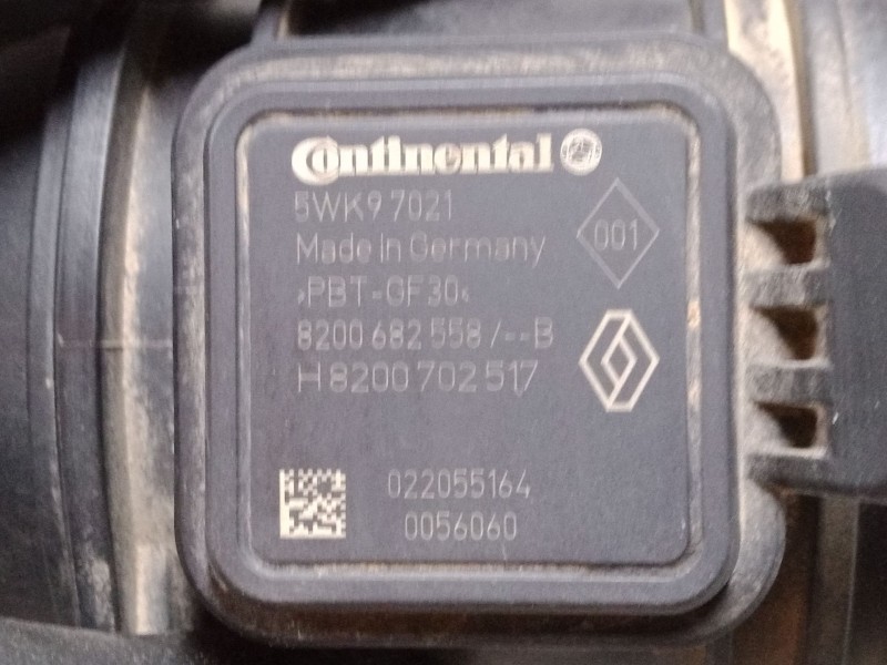 Recambio de caudalimetro para renault captur i (j5_, h5_) 1.5 dci 90 referencia OEM IAM 5WK97021 H8200702517 8200682558 Recambio de caudalimetro para renault captur i (j5_, h5_) 1.5 dci 90 referencia OEM IAM 5WK97021 H8200702517 8200682558