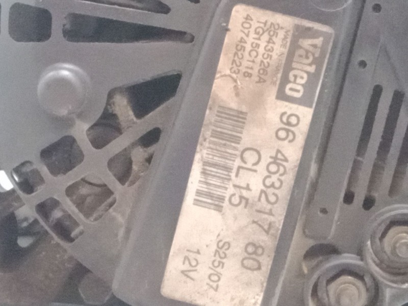 Recambio de alternador para citroën c3 i (fc_, fn_) 1.4 hdi referencia OEM IAM 9646321780   Recambio de alternador para citroën c3 i (fc_, fn_) 1.4 hdi referencia OEM IAM 9646321780