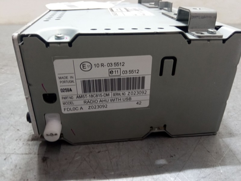 Recambio de radio para ford fiesta vi (cb1, ccn) 1.25 referencia OEM IAM AM5T-18C815-DM   Recambio de radio para ford fiesta vi (cb1, ccn) 1.25 referencia OEM IAM AM5T-18C815-DM