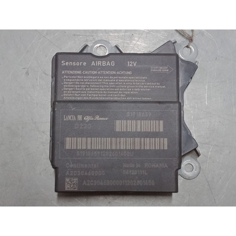 Recambio de centralita airbag para fiat 500 c (312_) 1.3 d multijet (312cxe1a, 312axe1a) referencia OEM IAM A2030468000  
