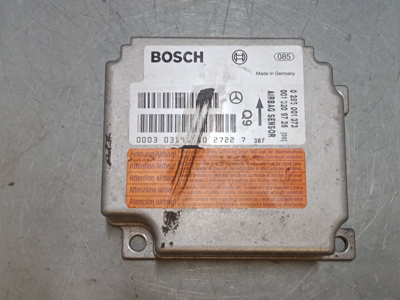Recambio de centralita airbag para mercedes-benz clk (c209) clk 200 kompressor (209.342) referencia OEM IAM 0285001373  00102097 Recambio de centralita airbag para mercedes-benz clk (c209) clk 200 kompressor (209.342) referencia OEM IAM 0285001373  00102097