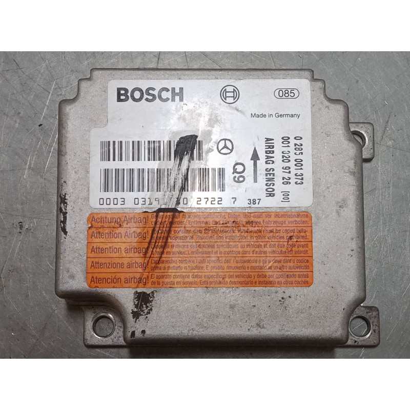 Recambio de centralita airbag para mercedes-benz clk (c209) clk 200 kompressor (209.342) referencia OEM IAM 0285001373  00102097 Recambio de centralita airbag para mercedes-benz clk (c209) clk 200 kompressor (209.342) referencia OEM IAM 0285001373  00102097
