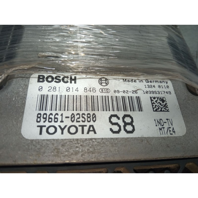 Recambio de centralita motor uce para toyota auris (_e15_) 1.4 d-4d (nde150_) referencia OEM IAM 8966102S80  0281014846