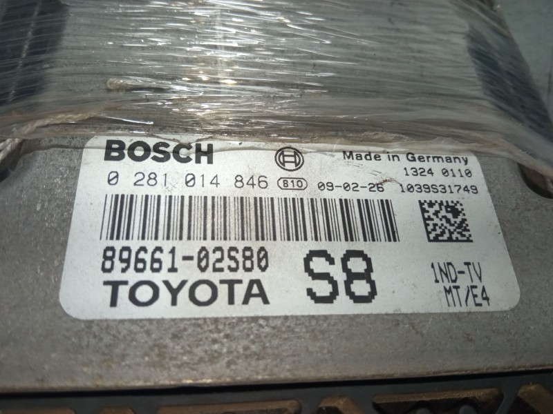 Recambio de centralita motor uce para toyota auris (_e15_) 1.4 d-4d (nde150_) referencia OEM IAM 8966102S80  0281014846
