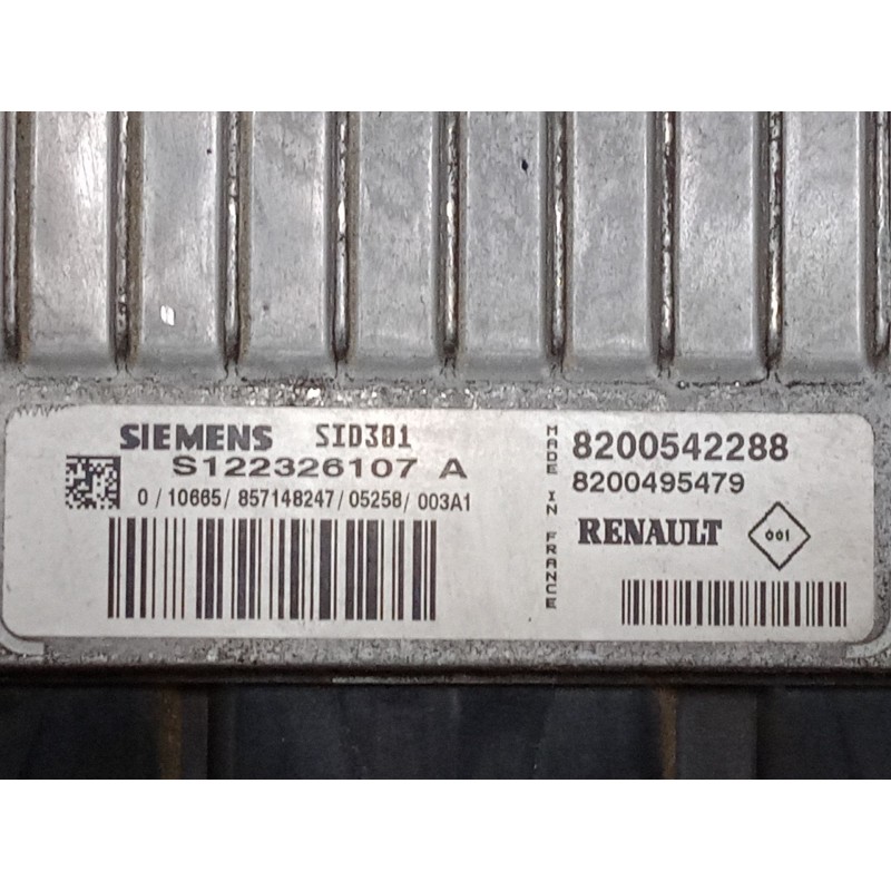 Recambio de centralita motor uce para renault megane ii sedán (lm0/1_) 1.5 dci (lm1e) referencia OEM IAM 8200542288  S122326107A Recambio de centralita motor uce para renault megane ii sedán (lm0/1_) 1.5 dci (lm1e) referencia OEM IAM 8200542288  S122326107A