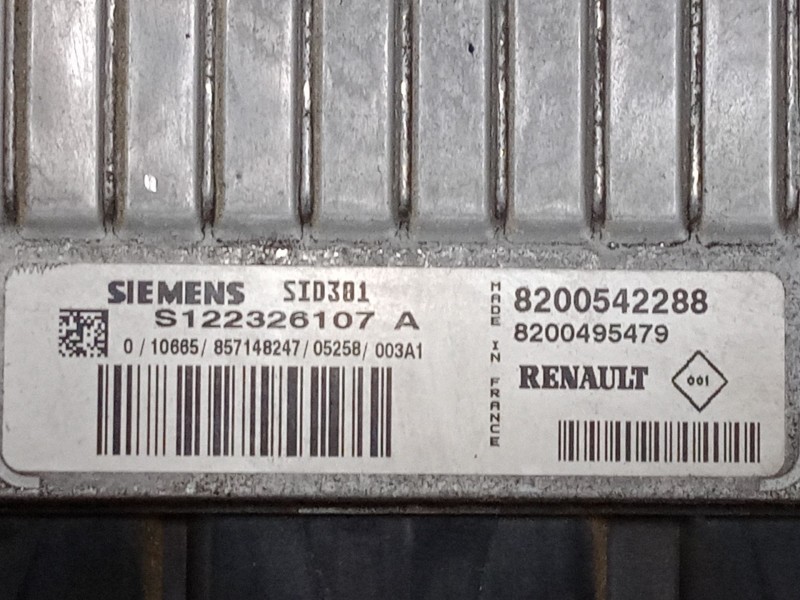 Recambio de centralita motor uce para renault megane ii sedán (lm0/1_) 1.5 dci (lm1e) referencia OEM IAM 8200542288  S122326107A Recambio de centralita motor uce para renault megane ii sedán (lm0/1_) 1.5 dci (lm1e) referencia OEM IAM 8200542288  S122326107A