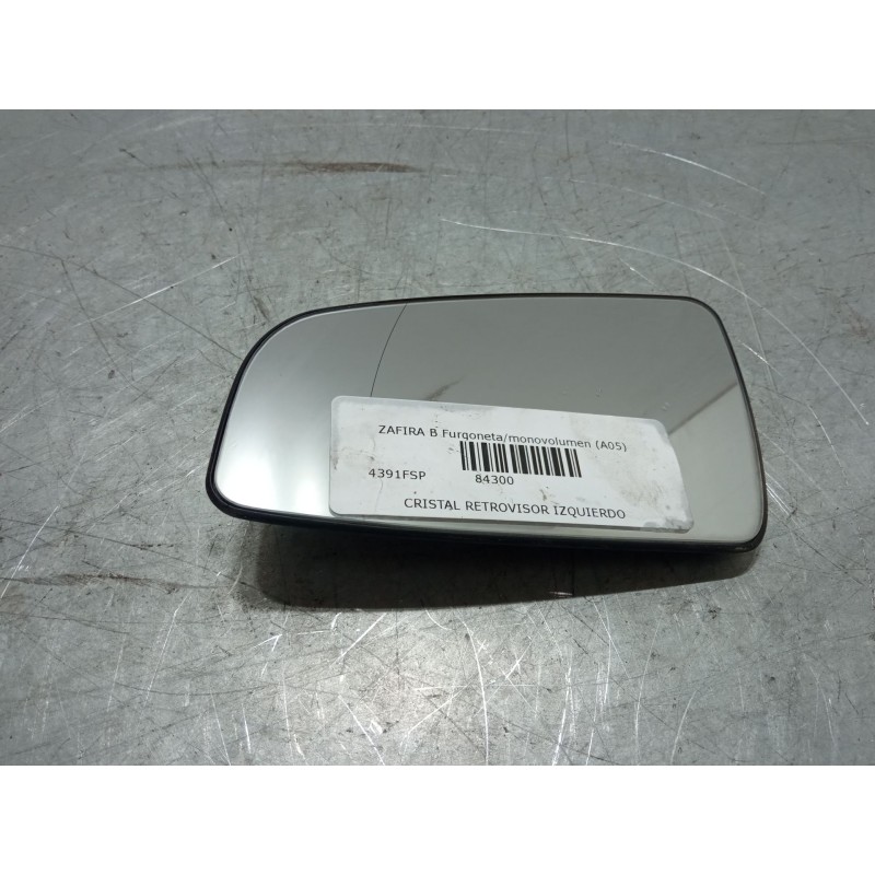 Recambio de cristal retrovisor izquierdo para opel zafira b furgoneta/monovolumen (a05) 1.9 cdti van (m75) referencia OEM IAM   