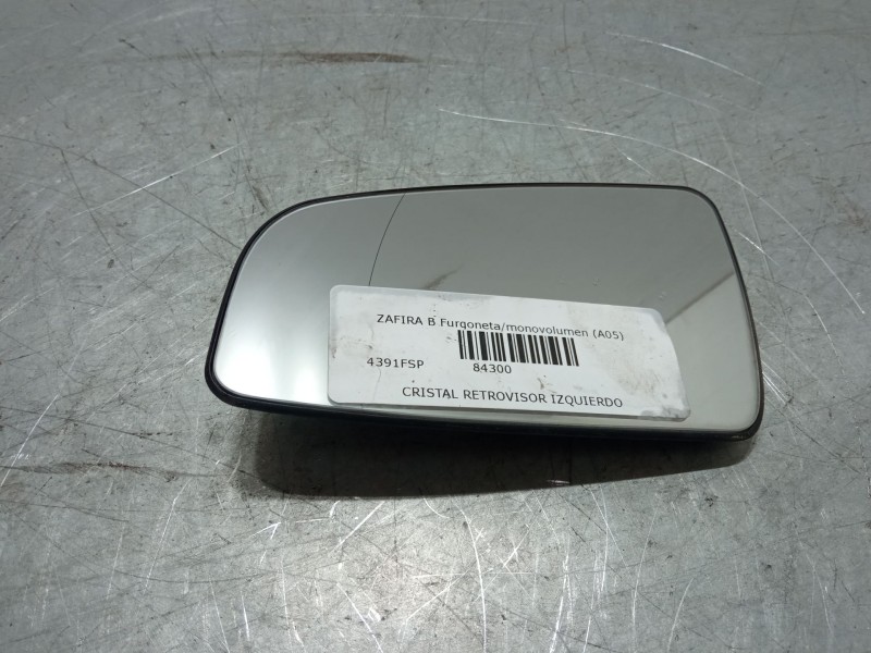 Recambio de cristal retrovisor izquierdo para opel zafira b furgoneta/monovolumen (a05) 1.9 cdti van (m75) referencia OEM IAM    Recambio de cristal retrovisor izquierdo para opel zafira b furgoneta/monovolumen (a05) 1.9 cdti van (m75) referencia OEM IAM