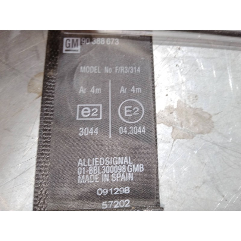 Recambio de cinturon seguridad trasero izquierdo para opel combo furgoneta/monovolumen (71_) 1.7 d referencia OEM IAM 90388673   Recambio de cinturon seguridad trasero izquierdo para opel combo furgoneta/monovolumen (71_) 1.7 d referencia OEM IAM 90388673