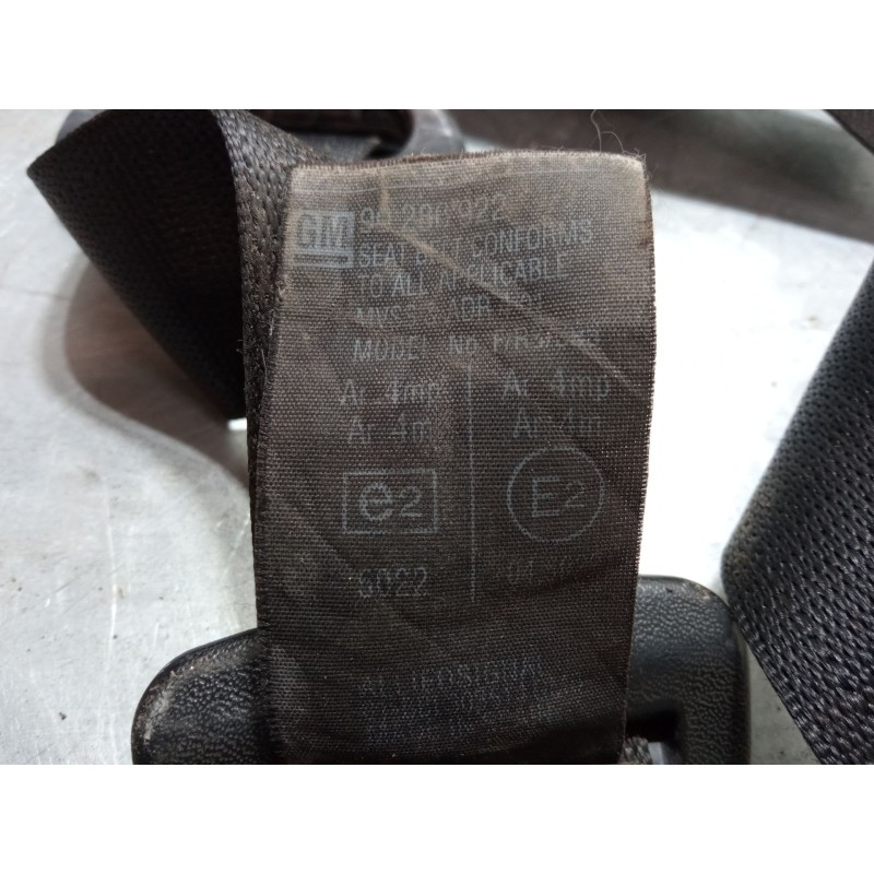 Recambio de cinturon seguridad delantero derecho para opel combo furgoneta/monovolumen (71_) 1.7 d referencia OEM IAM 90286922   Recambio de cinturon seguridad delantero derecho para opel combo furgoneta/monovolumen (71_) 1.7 d referencia OEM IAM 90286922