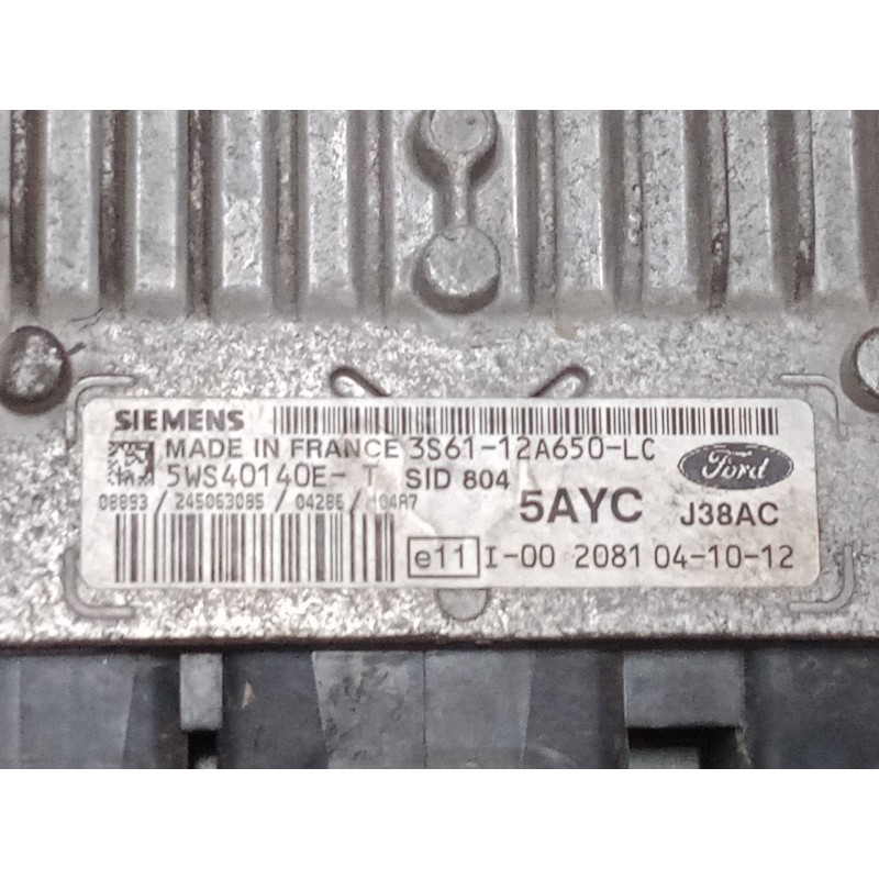 Recambio de centralita motor uce para ford fiesta v (jh_, jd_) 1.4 tdci referencia OEM IAM 5WS40140ET   Recambio de centralita motor uce para ford fiesta v (jh_, jd_) 1.4 tdci referencia OEM IAM 5WS40140ET