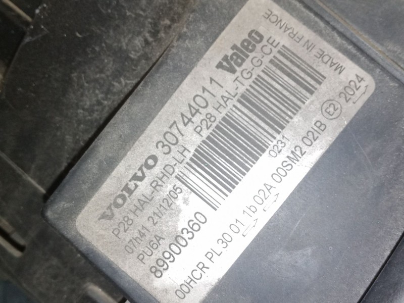 Recambio de faro izquierdo para volvo xc90 i (275) d5 awd referencia OEM IAM 30744011  89900360 Recambio de faro izquierdo para volvo xc90 i (275) d5 awd referencia OEM IAM 30744011  89900360