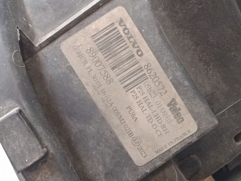 Recambio de faro derecho para volvo xc90 i (275) d5 awd referencia OEM IAM 8620572  89007588 Recambio de faro derecho para volvo xc90 i (275) d5 awd referencia OEM IAM 8620572  89007588