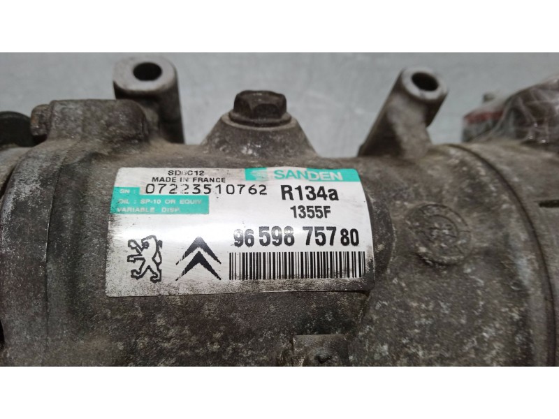 Recambio de compresor a/a para peugeot 207 cc (wd_) 1.6 16v referencia OEM IAM 9659875780   Recambio de compresor a/a para peugeot 207 cc (wd_) 1.6 16v referencia OEM IAM 9659875780