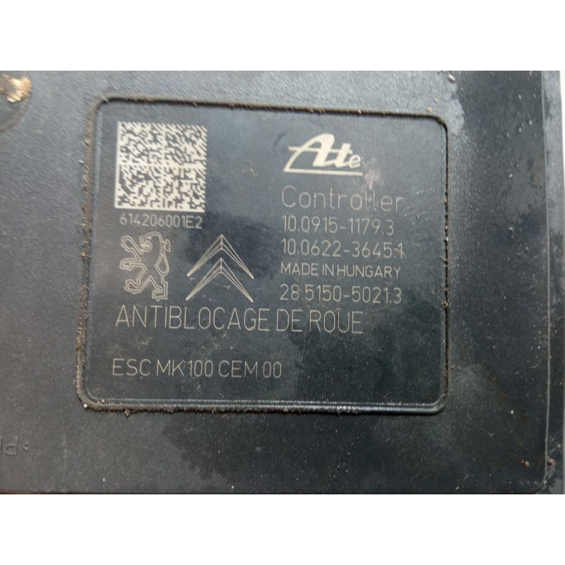 Recambio de abs para peugeot 208 i (ca_, cc_) 1.2 vti 82 referencia OEM IAM 9806891780ESC 10091511793 10022003774