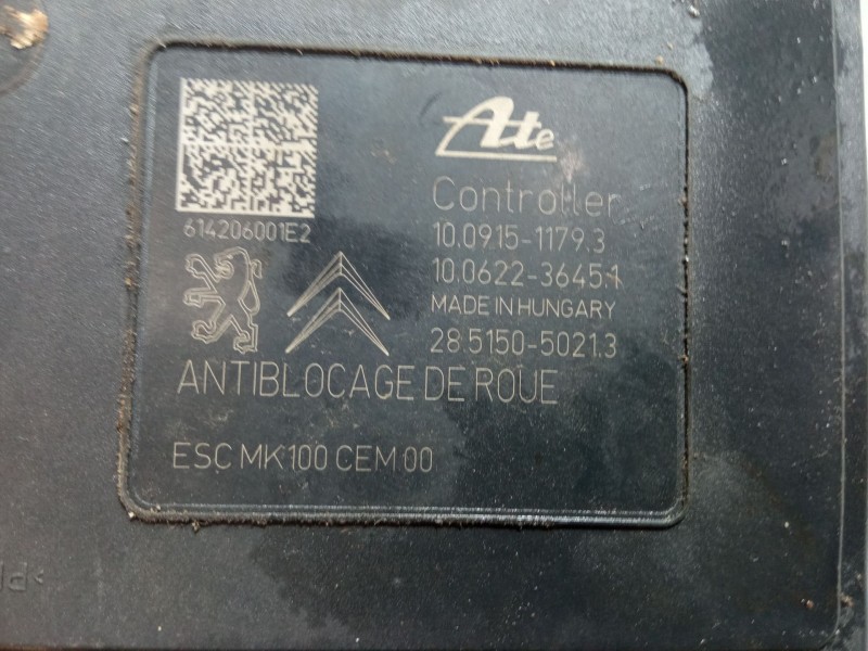 Recambio de abs para peugeot 208 i (ca_, cc_) 1.2 vti 82 referencia OEM IAM 9806891780ESC 10091511793 10022003774