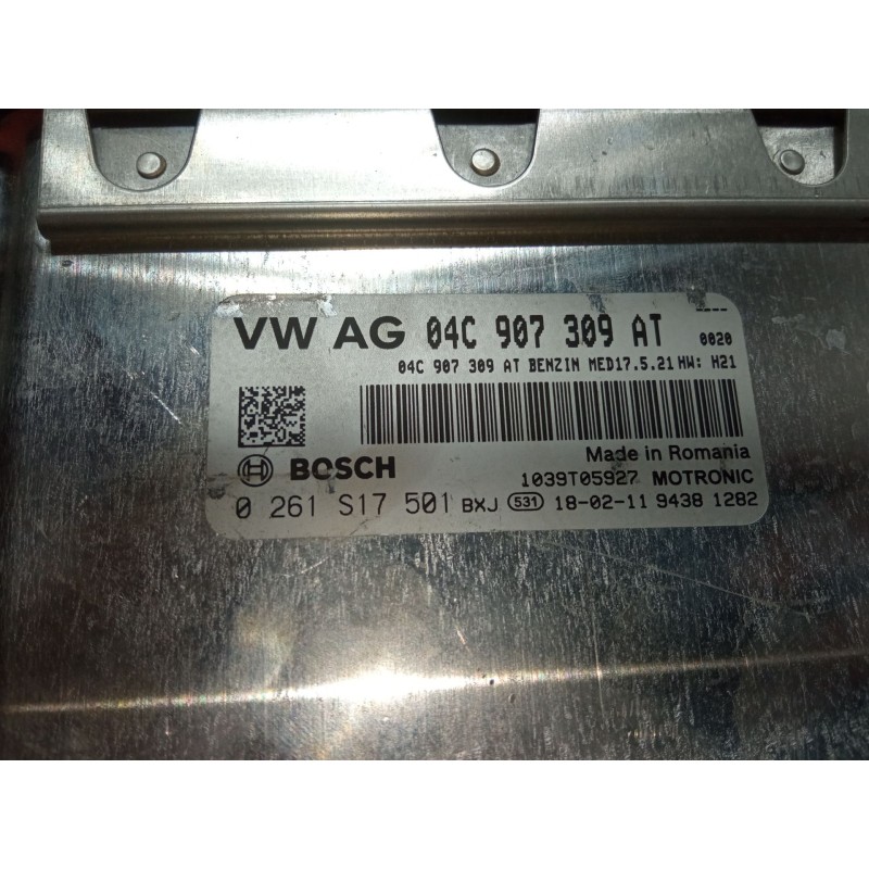 Recambio de centralita motor uce para seat ibiza v (kj1, kjg) 1.0 tsi referencia OEM IAM 04C907309AT  0261S17501