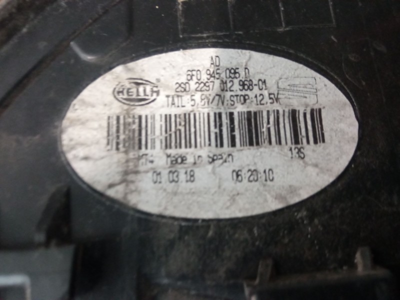 Recambio de piloto trasero izquierdo para seat ibiza v (kj1, kjg) 1.0 tsi referencia OEM IAM   