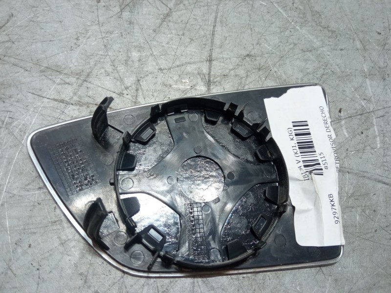 Recambio de cristal retrovisor derecho para seat ibiza v (kj1, kjg) 1.0 tsi referencia OEM IAM   