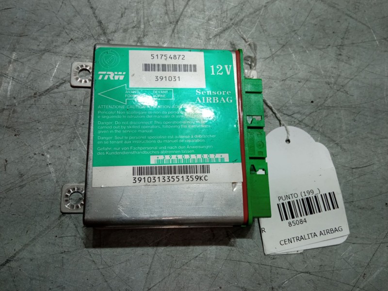 Recambio de centralita airbag para fiat punto (199_) 1.4 (199axb1a, 199bxb1a, 199bxb11, 199axb11) referencia OEM IAM 51754872  