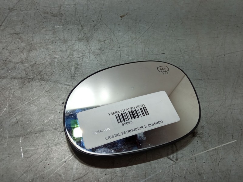 Recambio de cristal retrovisor izquierdo para citroën xsara picasso (n68) 1.6 hdi referencia OEM IAM   