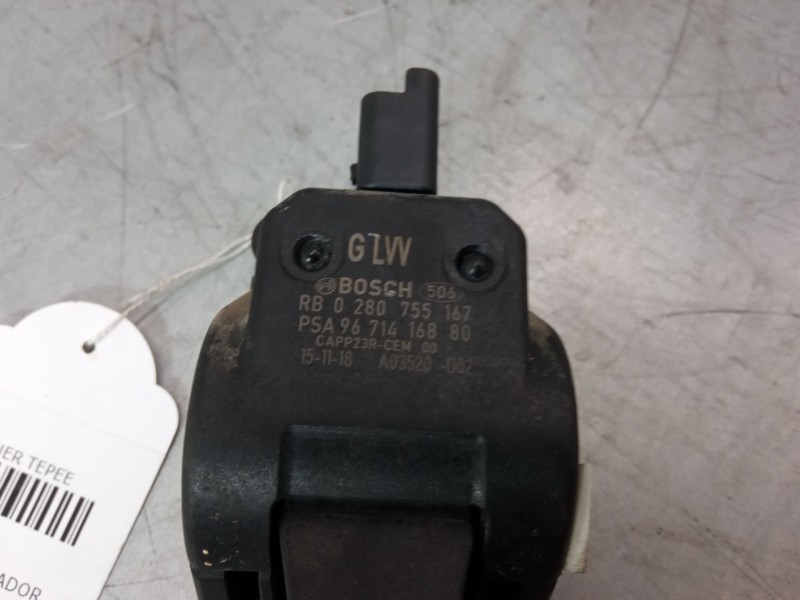 Recambio de pedal acelerador para peugeot partner tepee 1.6 bluehdi 100 referencia OEM IAM   
