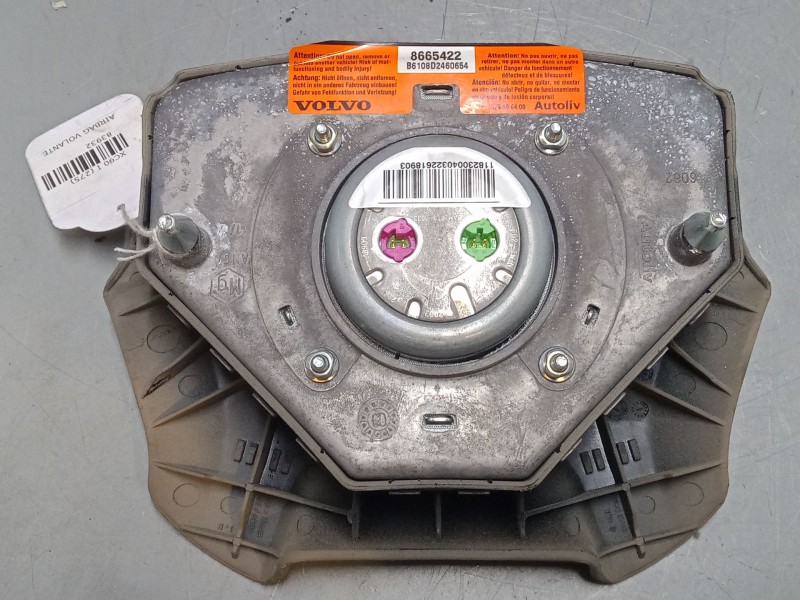 Recambio de airbag volante para volvo xc90 i (275) d5 awd referencia OEM IAM 8665422  