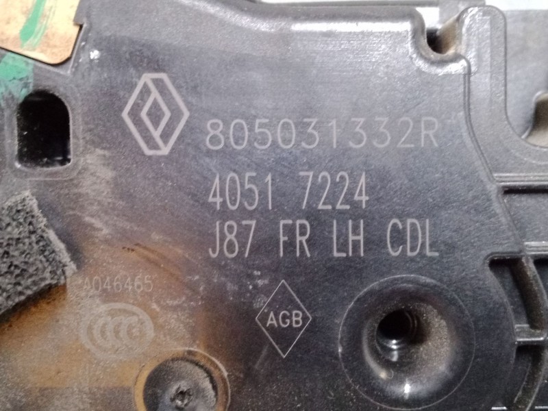 Recambio de cerradura puerta delantera izquierda para renault captur i (j5_, h5_) 1.5 dci 90 referencia OEM IAM   