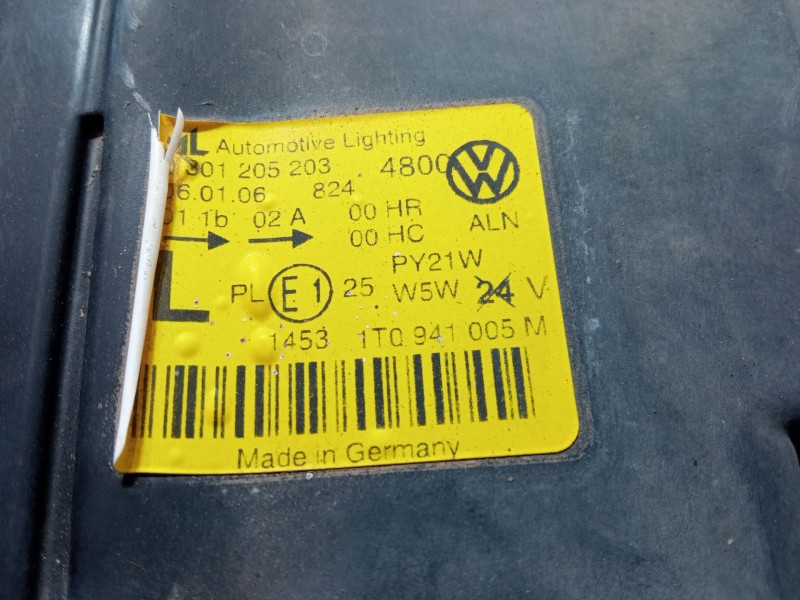 Recambio de faro izquierdo para volkswagen touran (1t1, 1t2) 1.6 fsi referencia OEM IAM 301205203  
