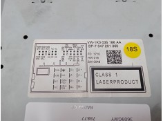 Recambio de radio cd para volkswagen passat b6 variant (3c5) 2.0 tdi referencia OEM IAM 1K0035186AA   2