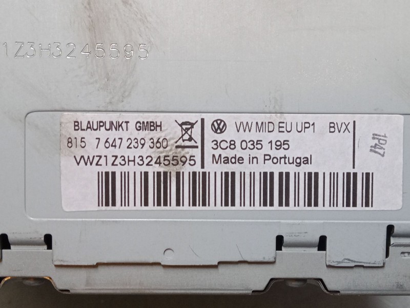 Recambio de radio cd para volkswagen golf plus v (5m1, 521) 1.9 tdi referencia OEM IAM 3C8035195  