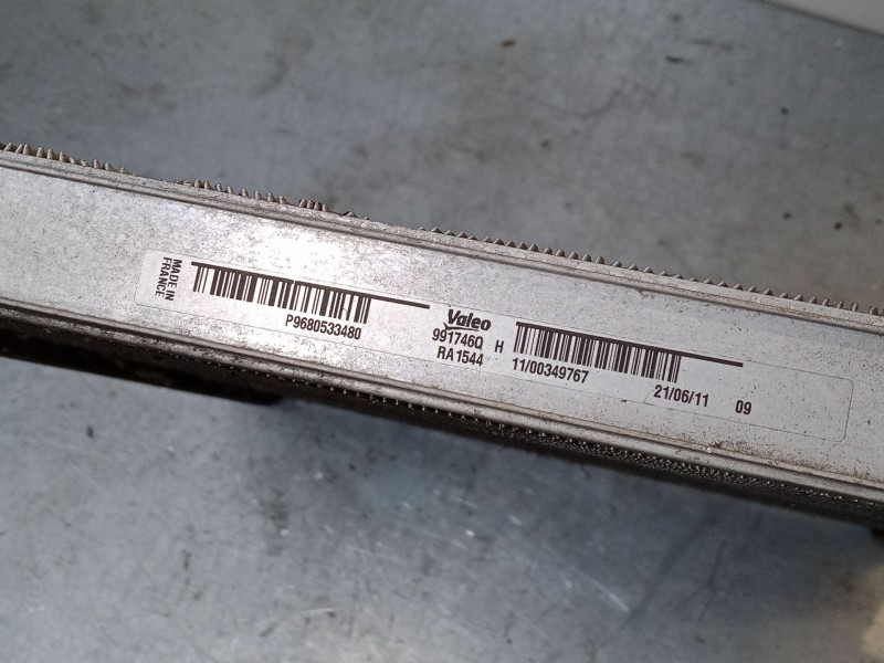 Recambio de radiador agua para citroën c4 ii (nc_) 1.6 hdi 110 referencia OEM IAM   