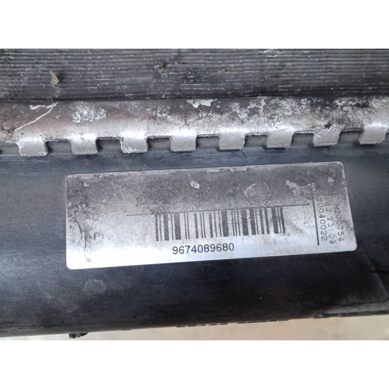 Recambio de radiador agua para citroën c4 ii (nc_) 1.6 hdi 90 referencia OEM IAM 9674089680  