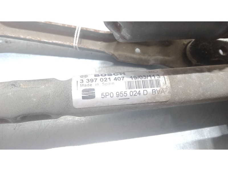 Recambio de motor limpiaparabrisas delantero derecho para seat altea xl (5p5, 5p8) 2.0 tdi 16v 4x4 referencia OEM IAM 5P0955024D