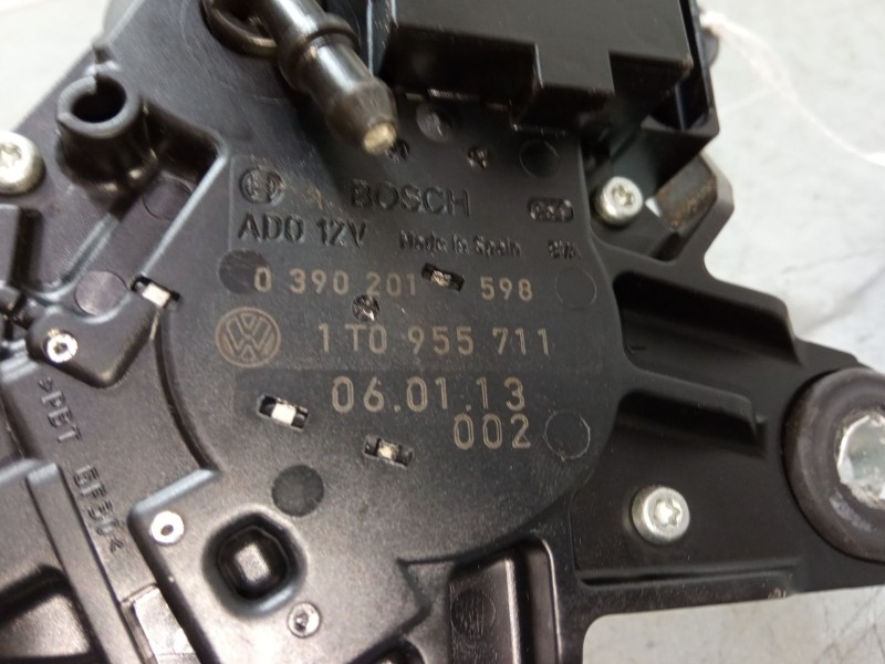 Recambio de motor limpia trasero para volkswagen touran (1t1, 1t2) 1.6 fsi referencia OEM IAM 1T0955711  